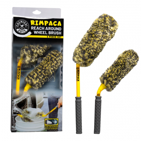 Chemical Guys Rimpaca Reach Around Ultimate Wheel Brush Set, 2-pack i gruppen Billyd / Bilpleie / Flygrostfjerner & Felgrens. hos BRL Electronics (179ACC615)