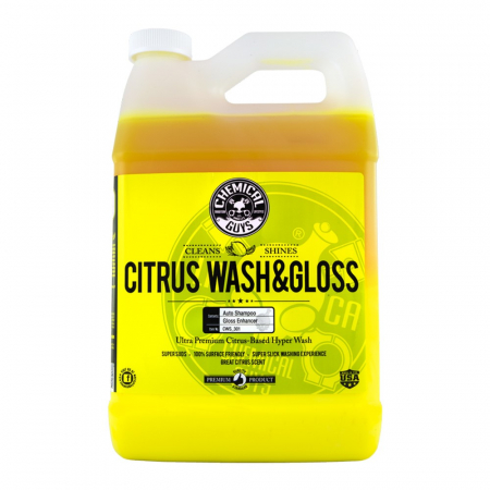 Chemical Guys Citrus Wash & Gloss bilschampo, 3.7 liter i gruppen Billyd / Bilpleie / Bilshampo hos BRL Electronics (179CWS301)