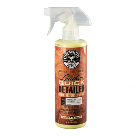 Chemical Guys Leather Quick Detailer återställer läder, 473 ml i gruppen Billyd / Tilbehør / Bilpleie / Interiør hos BRL Electronics (179SPI21616)