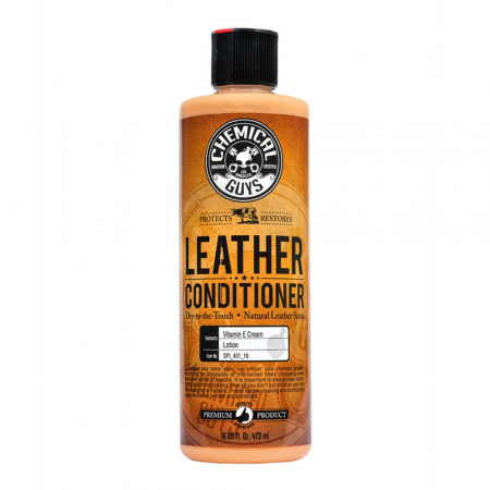 Chemical Guys Leather Conditioner, 473 ml i gruppen Billyd / Tilbehør / Bilpleie / Interiør hos BRL Electronics (179SPI40116)