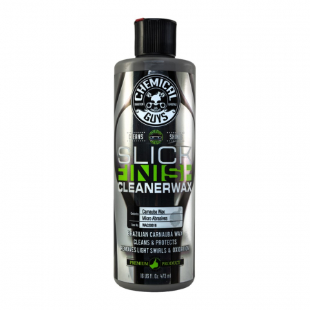 Chemical Guys Slick Finish Cleaner Wax dyp rensende bilvoks, 473 ml i gruppen Billyd / Bilpleie / Voks og beskyttelse hos BRL Electronics (179WAC20616)