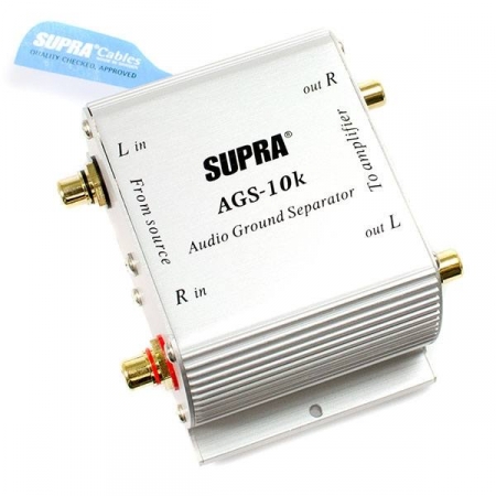 Supra AGS-10K galvanisk skiller i gruppen Lyd til hjemmet / Tilbehør / Nettfiltrering hos BRL Electronics (215AGS10K)