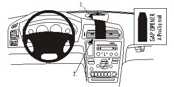 Brodit Forsterket ProClip, Volvo S60/V70 N/XC70 00-10 i gruppen Billyd / Hva passer i min bil / Volvo / Volvo XC70 / Volvo XC70 2004-2007 / Øvrig XC70 2004-2007 hos BRL (240213413)