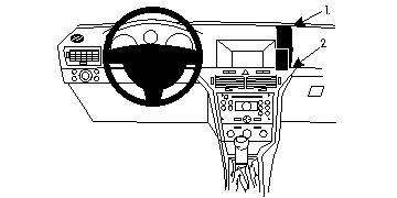 Brodit Forsterket ProClip, Opel Astra 04-09 i gruppen Billyd / Hva passer i min bil / Opel / Astra / Astra 2004-2009 hos BRL (240213443)
