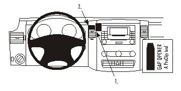 Brodit Forsterket ProClip, Mercedes Benz/Volkswagen i gruppen Billyd / Hva passer i min bil / Mercedes / Sprinter / Sprinter 2006-2018 hos BRL (240213456)