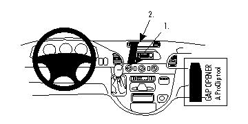 Brodit Forsterket ProClip, Mercedes Benz Sprinter 00-06 i gruppen Billyd / Hva passer i min bil / Mercedes / Sprinter / Sprinter 1995-2006 hos BRL (240213462)