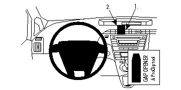 Brodit Forsterket ProClip, Toyota Prius 10-16 i gruppen Billyd / Hva passer i min bil / Toyota / Prius / Prius 2010-2015 hos BRL (240213470)