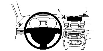 Brodit Forsterket ProClip, Peugeot 508 11-18 i gruppen Billyd / Hva passer i min bil / Peugeot / Peugeot 508 / Peugeot 508 2010-2018 hos BRL (240213471)