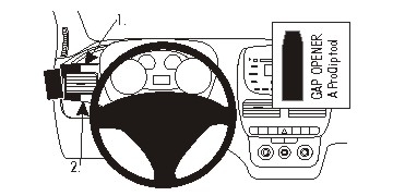 Brodit Forsterket ProClip, Fiat/Opel i gruppen Billyd / Hva passer i min bil / Fiat / Doblo / Doblo 2010-2022 hos BRL (240213477)