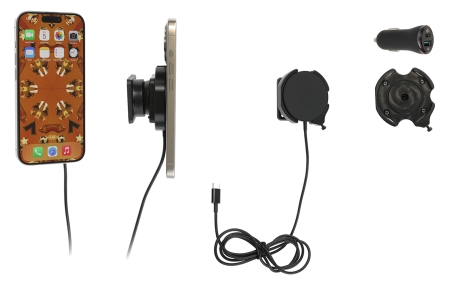 Brodit Feste med kuleledd, Apple iPhone 12/12 Mini/12 Pro/12 Pro Max/13/13 Mini/13 Pro/13 Pro Max/14/14 Plus m. fl. i gruppen Billyd / Smartphone til bilen / Fester og tilbehør hos BRL (240216325)