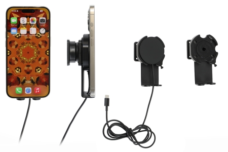 Brodit Feste med kuleledd, Apple iPhone 12/12 Mini/12 Pro/12 Pro Max/13/13 Mini/13 Pro/13 Pro Max/14/14 Plus m. fl. i gruppen Billyd / Smartphone til bilen / Fester og tilbehør hos BRL (240216326)