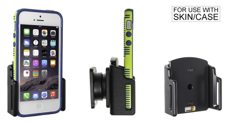 Brodit Passiv holder med kuleledd, Apple iPhone 12 Mini/13 Mini/5/5C/5S/SE i gruppen Billyd / Smartphone til bilen / Mobilholdere hos BRL (240511428)