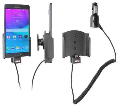 Brodit Aktiv holder med cigarettkontakt, Samsung Galaxy Note 4  i gruppen Billyd / Smartphone til bilen / Mobilholdere hos BRL (240512683)