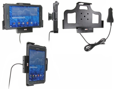 Brodit Aktiv holder med cigarettkontakt, Samsung Galaxy Tab Active 8.0 SM-T365  i gruppen Billyd / Smartphone til bilen / Mobilholdere hos BRL (240512697)