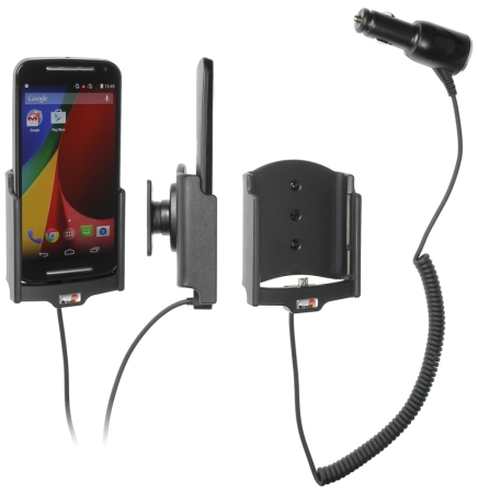 Brodit Aktiv holder med sigarettkontakt, Motorola Moto G (2nd Gen)  i gruppen Billyd / Smartphone til bilen / Mobilholdere hos BRL (240512710)