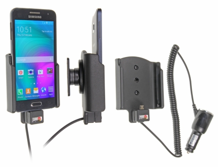 Brodit Aktiv holder med cigarettkontakt, Samsung Galaxy A3 SM-A300  i gruppen Billyd / Smartphone til bilen / Mobilholdere hos BRL (240512715)