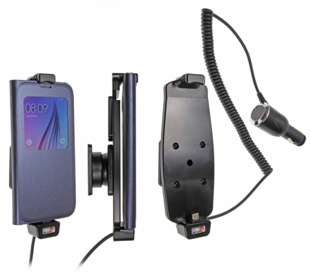 Brodit Aktiv holder med sigarettkontakt, Samsung Galaxy S6/S6 edge/S7 i gruppen Billyd / Smartphone til bilen / Mobilholdere hos BRL (240512724)