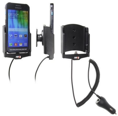 Brodit Aktiv holder med cigarettkontakt, Samsung Galaxy Xcover 3  i gruppen Billyd / Smartphone til bilen / Mobilholdere hos BRL (240512736)