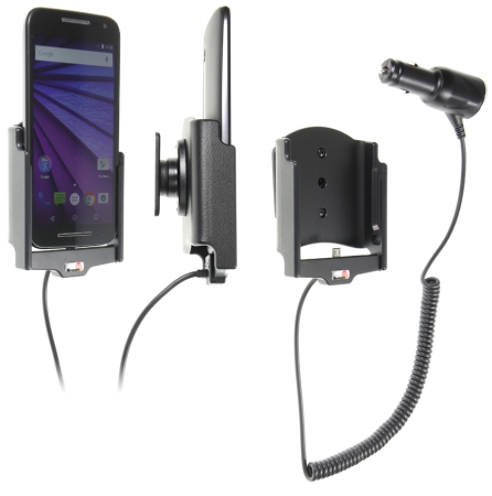 Brodit Aktiv holder med cigarettkontakt, Motorola Moto G (3rd Gen)  i gruppen Billyd / Smartphone til bilen / Mobilholdere hos BRL (240512761)