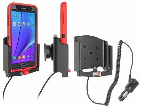 Brodit Aktiv holder med cigarettkontakt, Samsung Galaxy Note 5  i gruppen Billyd / Smartphone til bilen / Mobilholdere hos BRL (240512772)