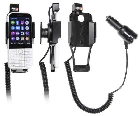 Brodit Aktiv holder med cigarettkontakt, Nokia 225  i gruppen Billyd / Smartphone til bilen / Mobilholdere hos BRL (240512779)
