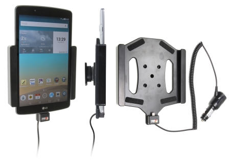 Brodit Aktiv holder med cigarettkontakt, LG G Pad F 8.0  i gruppen Billyd / Smartphone til bilen / Mobilholdere hos BRL (240512822)