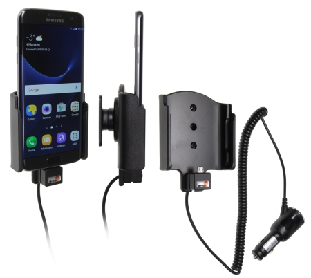 Brodit Aktiv holder med cigarettkontakt, Samsung Galaxy S7 Edge  i gruppen Billyd / Smartphone til bilen / Mobilholdere hos BRL (240512866)