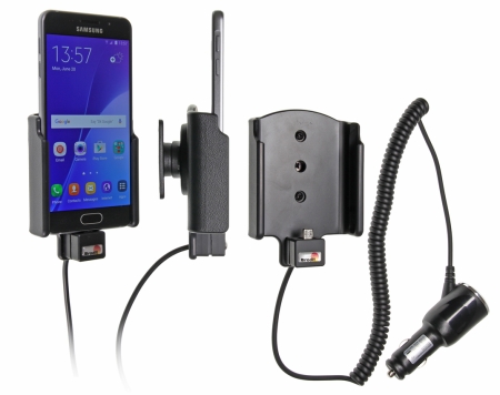 Brodit Aktiv holder med cigarettkontakt, Samsung Galaxy A3 (2016)  i gruppen Billyd / Smartphone til bilen / Mobilholdere hos BRL (240512895)
