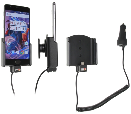 Brodit Aktiv holder med cigarettkontakt, OnePlus 3/3T i gruppen Billyd / Smartphone til bilen / Mobilholdere hos BRL (240512905)