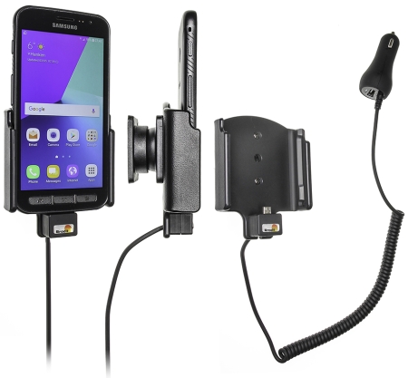 Brodit Aktiv holder med cigarettkontakt, Samsung Galaxy Xcover 4  i gruppen Billyd / Smartphone til bilen / Mobilholdere hos BRL (240512958)