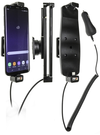 Brodit Aktiv holder med cigarettkontakt, Samsung Galaxy S8+/S9+ i gruppen Billyd / Smartphone til bilen / Mobilholdere hos BRL (240512965)