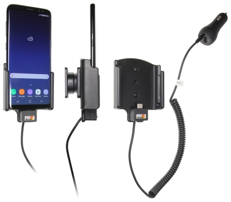 Brodit Aktiv holder med cigarettkontakt, Samsung Galaxy S8  i gruppen Billyd / Smartphone til bilen / Mobilholdere hos BRL (240512966)