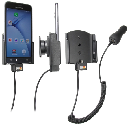 Brodit Aktiv holder med cigarettkontakt, Samsung Galaxy J3 (2016)/J5 (2017) i gruppen Billyd / Smartphone til bilen / Mobilholdere hos BRL (240512980)