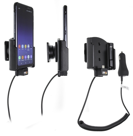 Brodit Aktiv holder med sigarettkontakt, Samsung Galaxy S8 Active  i gruppen Billyd / Smartphone til bilen / Mobilholdere hos BRL (240512993)