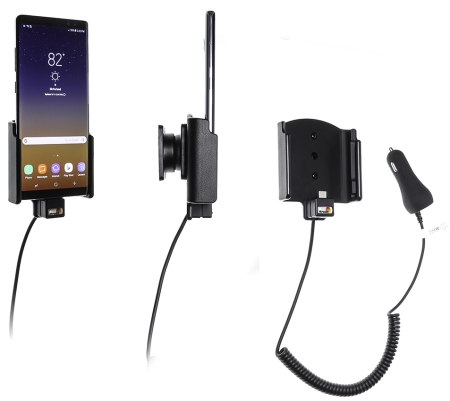 Brodit Aktiv holder med cigarettkontakt, Samsung Galaxy Note 8  i gruppen Billyd / Smartphone til bilen / Mobilholdere hos BRL (240512999)