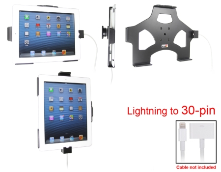 Brodit Holder for Kabeltilkobling, Apple iPad 4th Gen (A1458, A1459, A1460)/With Retina (Lightning Connector) i gruppen Billyd / Smartphone til bilen / Mobilholdere hos BRL (240514452)