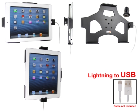 Brodit Holder for Kabeltilkobling, Apple iPad 4th Gen (A1458, A1459, A1460)/With Retina (Lightning Connector) i gruppen Billyd / Smartphone til bilen / Mobilholdere hos BRL (240514453)