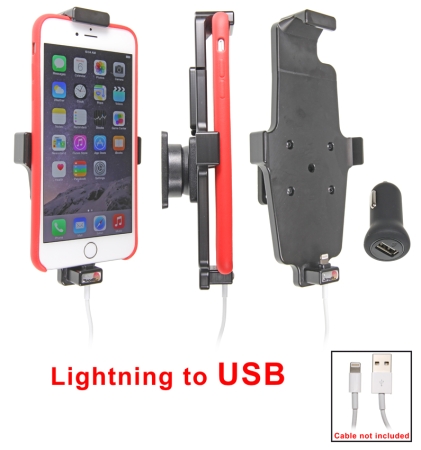 Brodit Holder for Kabeltilkobling, Apple iPhone 6 Plus/6S Plus/7 Plus/8 Plus/Xs Max i gruppen Billyd / Smartphone til bilen / Mobilholdere hos BRL (240514671)