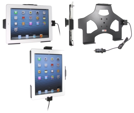 Brodit Aktiv holder med USB-kabel og cigarettadapter, Apple iPad 4th Gen (A1458, A1459, A1460)/With Retina (Lightning Connector) i gruppen Billyd / Smartphone til bilen / Mobilholdere hos BRL (240521520)