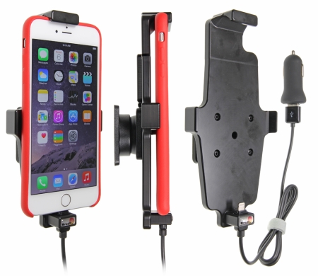 Brodit Aktiv holder med USB-kabel og cigarettadapter, Apple iPhone 11 Pro Max/12 Pro Max/13 Pro Max/14 Plus/14 Pro Max/6 Plus/6S Plus/7 Plus/8 Plus/Xs Max i gruppen Billyd / Smartphone til bilen / Mobilholdere hos BRL (240521663)