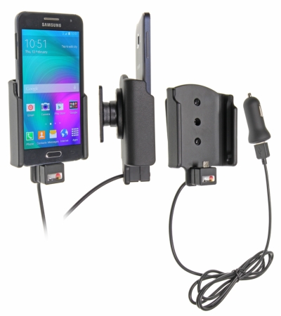 Brodit Aktiv holder med USB-kabel og cigarettadapter, Samsung Galaxy A3 SM-A300  i gruppen Billyd / Smartphone til bilen / Mobilholdere hos BRL (240521715)
