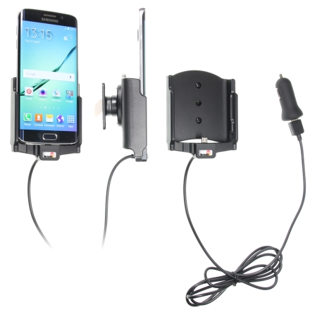 Brodit Aktiv holder med USB-kabel og cigarettadapter, Samsung Galaxy S6 edge  i gruppen Billyd / Smartphone til bilen / Mobilholdere hos BRL (240521731)