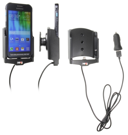 Brodit Aktiv holder med USB-kabel og cigarettadapter, Samsung Galaxy Xcover 3  i gruppen Billyd / Smartphone til bilen / Mobilholdere hos BRL (240521736)
