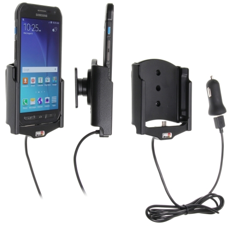 Brodit Aktiv holder med USB-kabel og cigarettadapter, Samsung Galaxy S6 Active  i gruppen Billyd / Smartphone til bilen / Mobilholdere hos BRL (240521752)