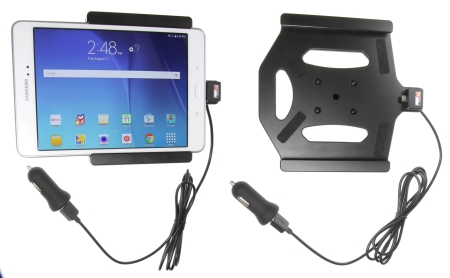 Brodit Aktiv holder med USB-kabel og cigarettadapter, Samsung Galaxy T