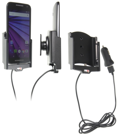 Brodit Aktiv holder med USB-kabel og cigarettadapter, Motorola Moto G (3rd Gen)  i gruppen Billyd / Smartphone til bilen / Mobilholdere hos BRL (240521761)
