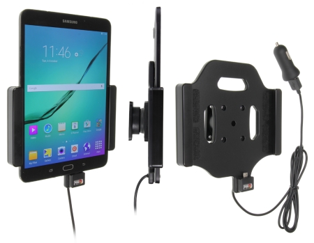 Brodit Aktiv holder med USB-kabel og cigarettadapter, Samsung Galaxy Tab S2 8.0 SM-T713 /SM-T719  i gruppen Billyd / Smartphone til bilen / Mobilholdere hos BRL (240521781)