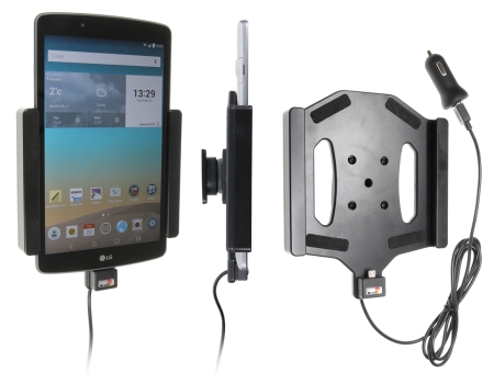 Brodit Aktiv holder med USB-kabel og cigarettadapter, LG G Pad F 8.0  i gruppen Billyd / Smartphone til bilen / Mobilholdere hos BRL (240521822)