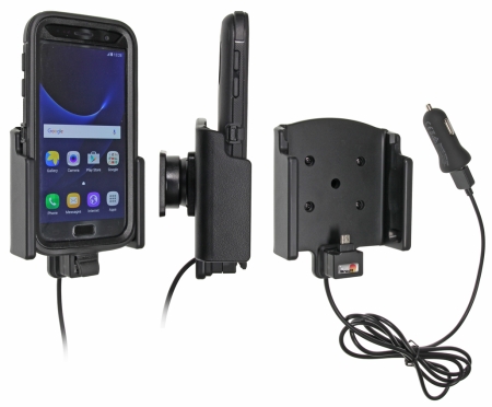 Brodit Aktiv holder med USB-kabel og cigarettadapter, Samsung Galaxy S7  i gruppen Billyd / Smartphone til bilen / Mobilholdere hos BRL (240521891)