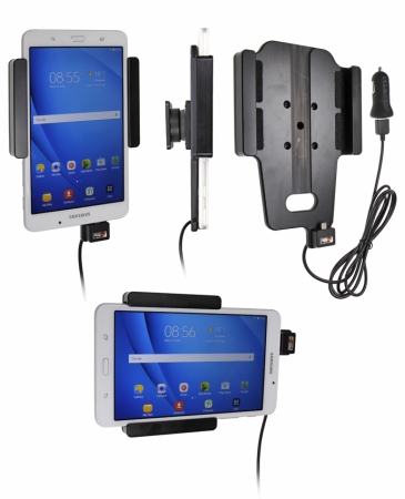 Brodit Aktiv holder med USB-kabel og cigarettadapter, Samsung Galaxy Tab A 7.0 (2016) SM-T280/SM-T285  i gruppen Billyd / Smartphone til bilen / Mobilholdere hos BRL (240521897)